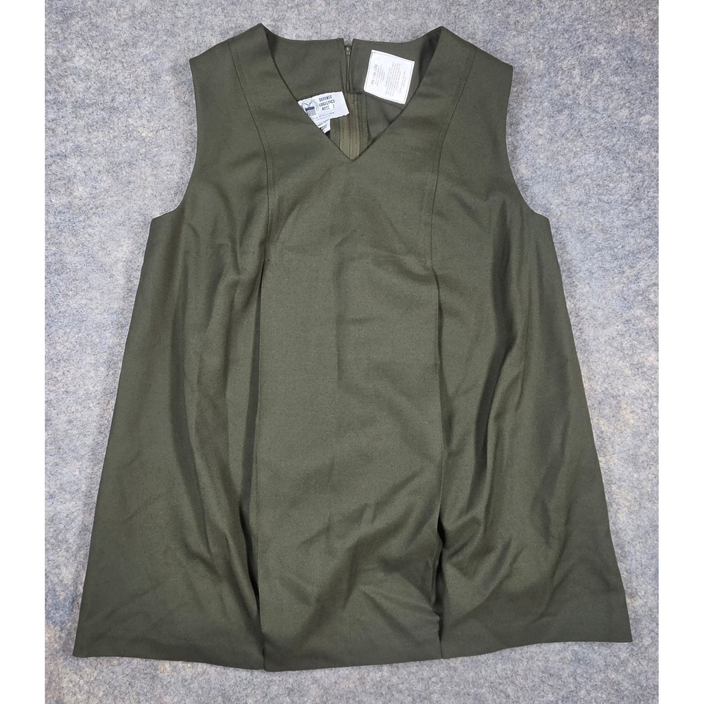 USMC Marine Corps Maternity Tunic Green Poly Wool Valor Collection XS Uniform